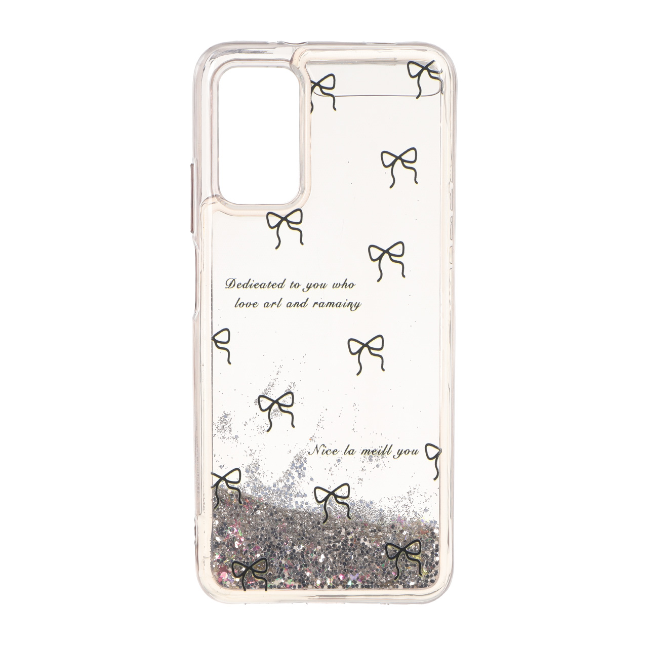 قاب آکواریومی اکلیلی طرح دار دور ژله ای Xiaomi Poco M3 / Redmi 9T 4G - کد 456