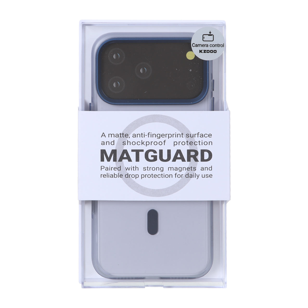 قاب اورجینال KDoo MATGUARD Magsafe آیفون 17 پرو مکس آبی