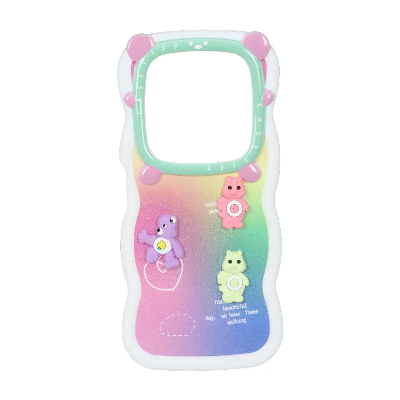قاب طرح 44 عروسکی کنگره ای محافظ لنز مناسب برای شیائومی ردمی A3 و A3X و پوکو C61