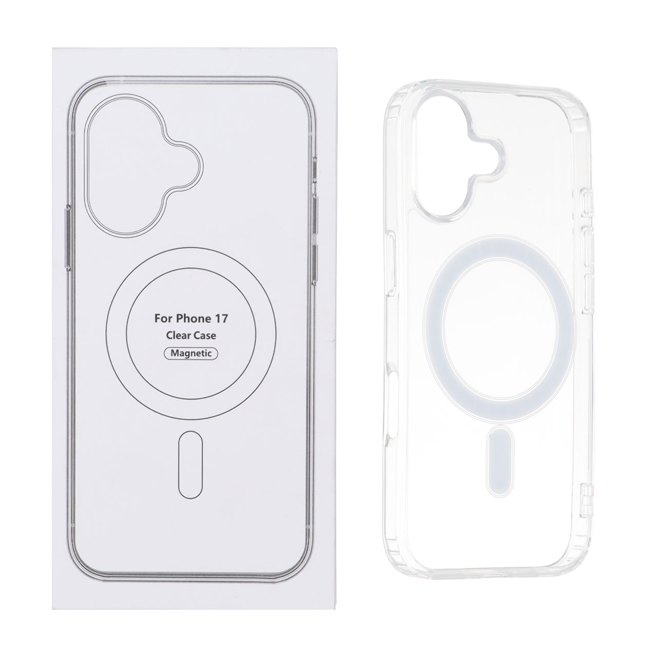 قاب شفاف مگ‌سیف Apple iPhone 17 با پشتیبانی از شارژ بی‌سیم