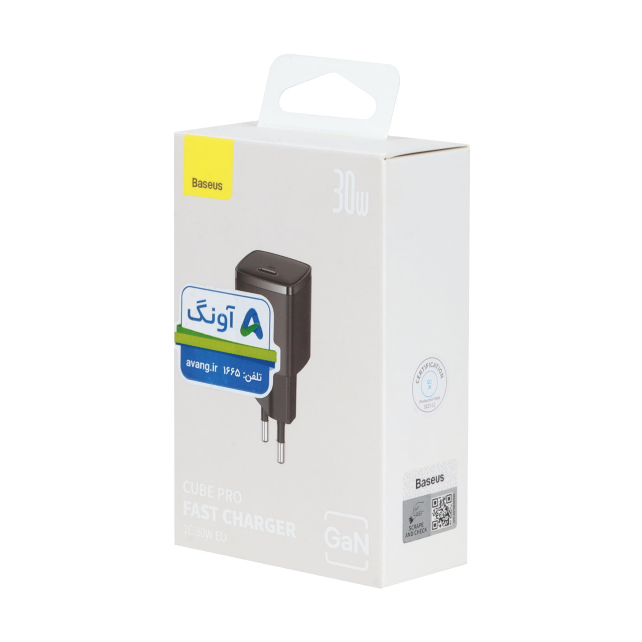 شارژر دیواری 30 وات فست تک پورت Baseus مدل CCXF000301 - مشکی