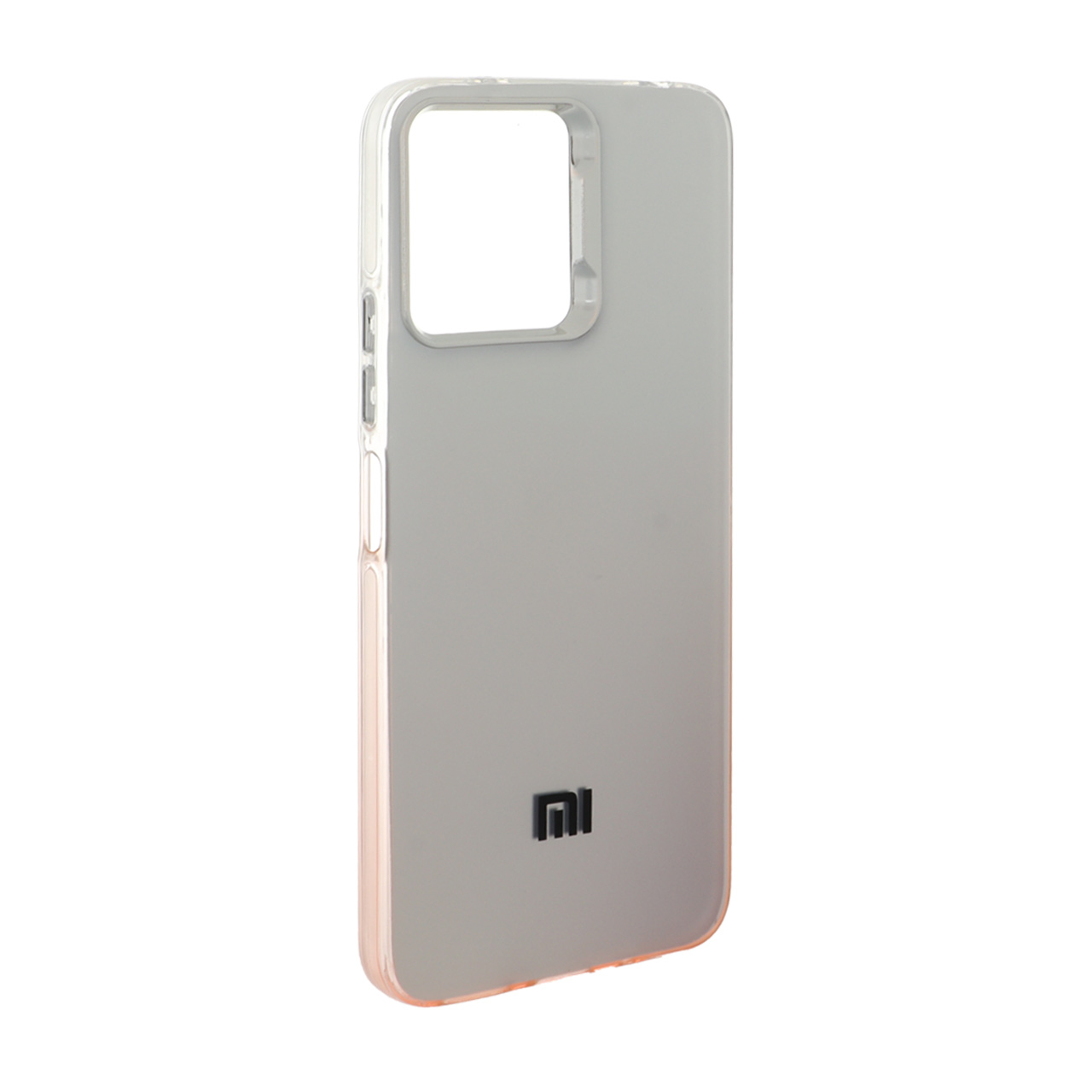 قاب SO COOL لنز متال لوگودار دور رنگی Xiaomi Redmi 12 / Poco M6 Pro 5G - شفاف نارنجی
