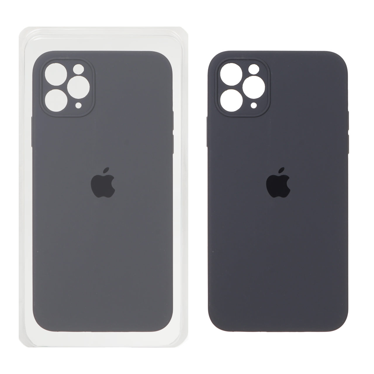 قاب سیلیکونی پاک کنی اورجینال ++A مدل Apple iPhone 11 Pro Max - خاکستری (پک دار)