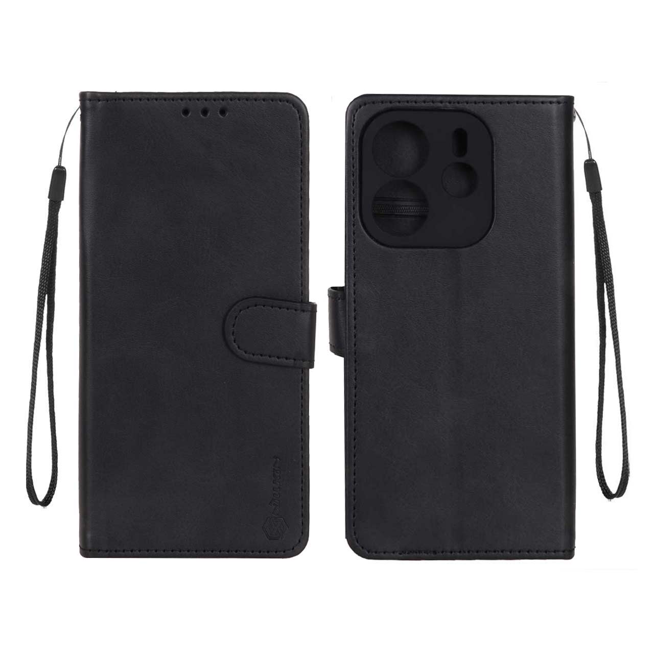 کیف مگنتی چرمی Nillkin مشکی مناسب برای شیائومی ردمی نوت 14 4G