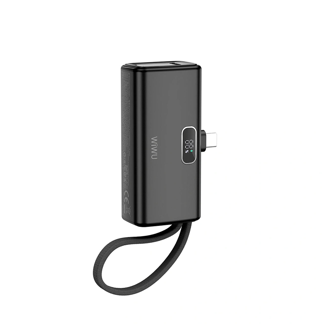پاوربانک (PD و فست شارژ) Wiwu 5000mAh مدل Wi-P044 - مشکی