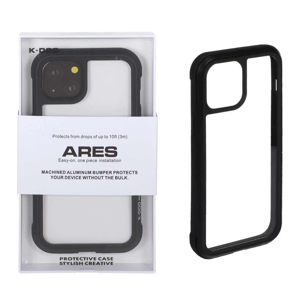 قاب KDoo Original مدل ARES مناسب برای آیفون 13 و آیفون 14 مشکی
