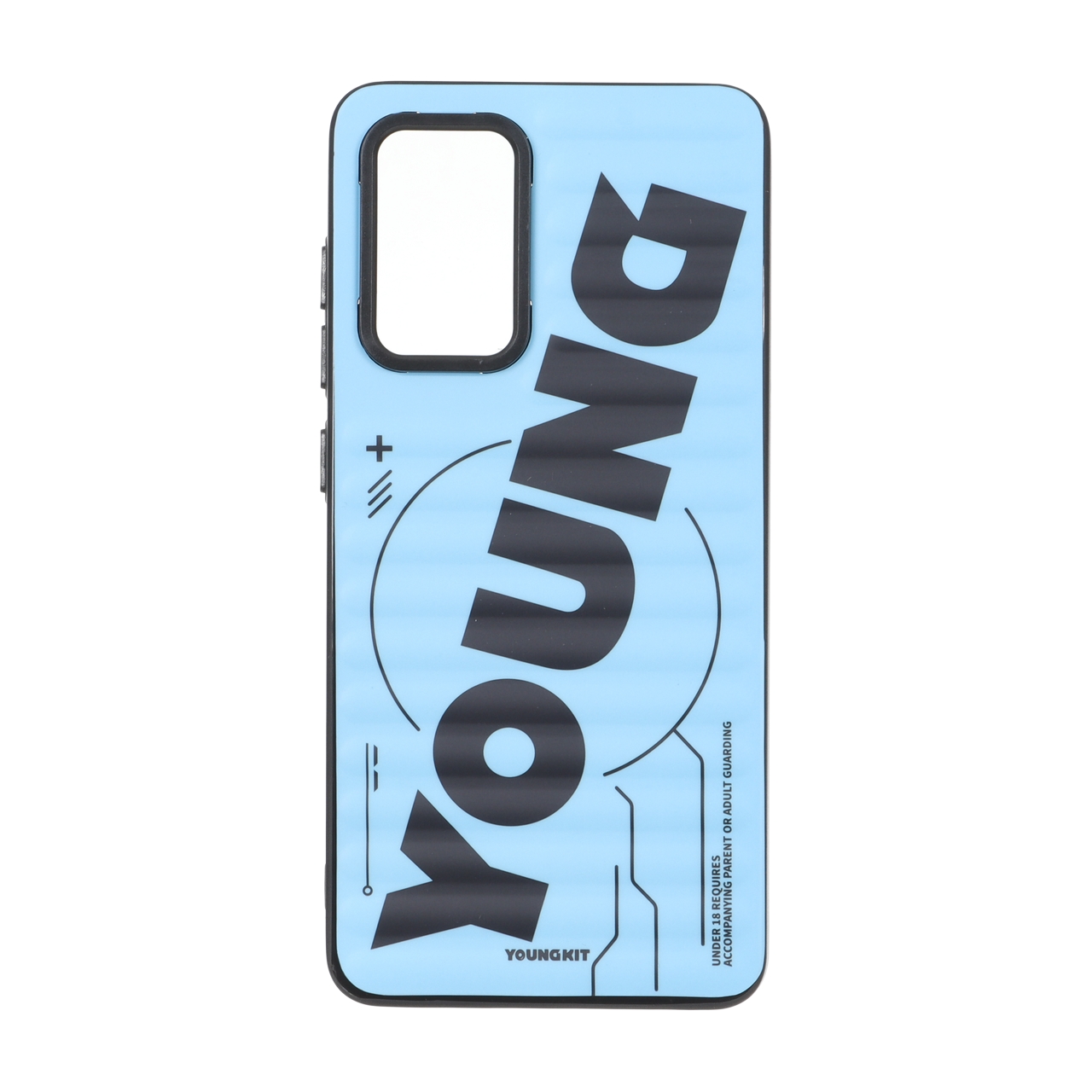 قاب طرح مورب Youngkit آبی روشن مناسب برای سامسونگ گلکسی A52 و A52s