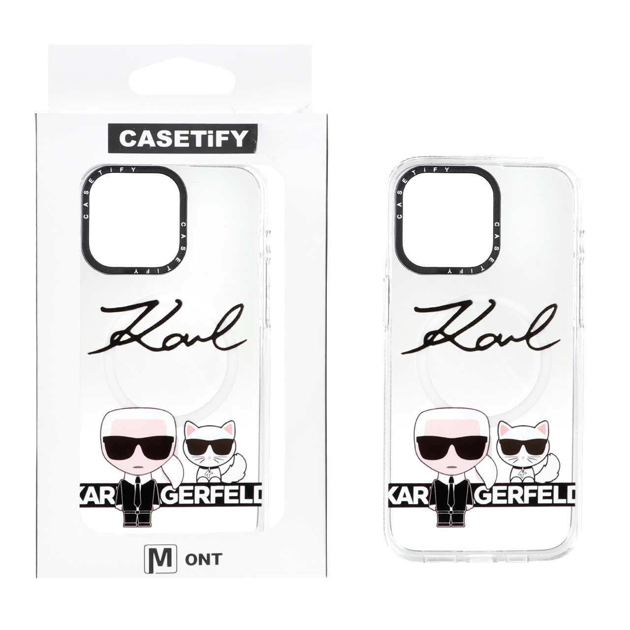 قاب Casetify شفاف Magsafe طرح دار Apple iPhone 15 Pro Max - کد 111