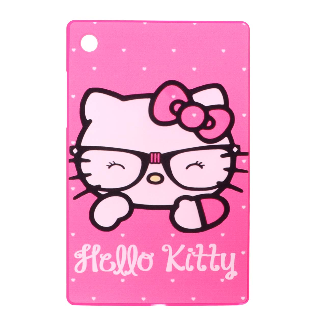 قاب ژله ای طرح Hello Kitty (هلو کیتی) عینکی مناسب برای تبلت سامسونگ گلکسی تب A8 10 اینچ مدل SM-X205