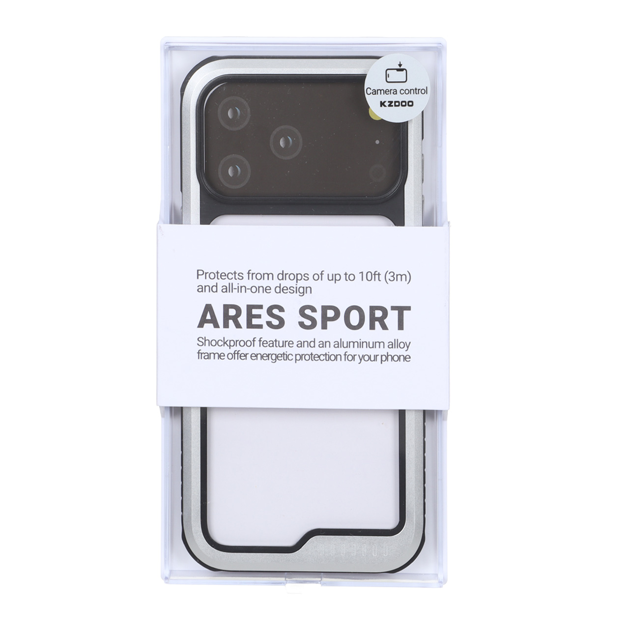 قاب Original KDoo ARES Sport نقره ای مناسب برای آیفون 17 پرو مکس