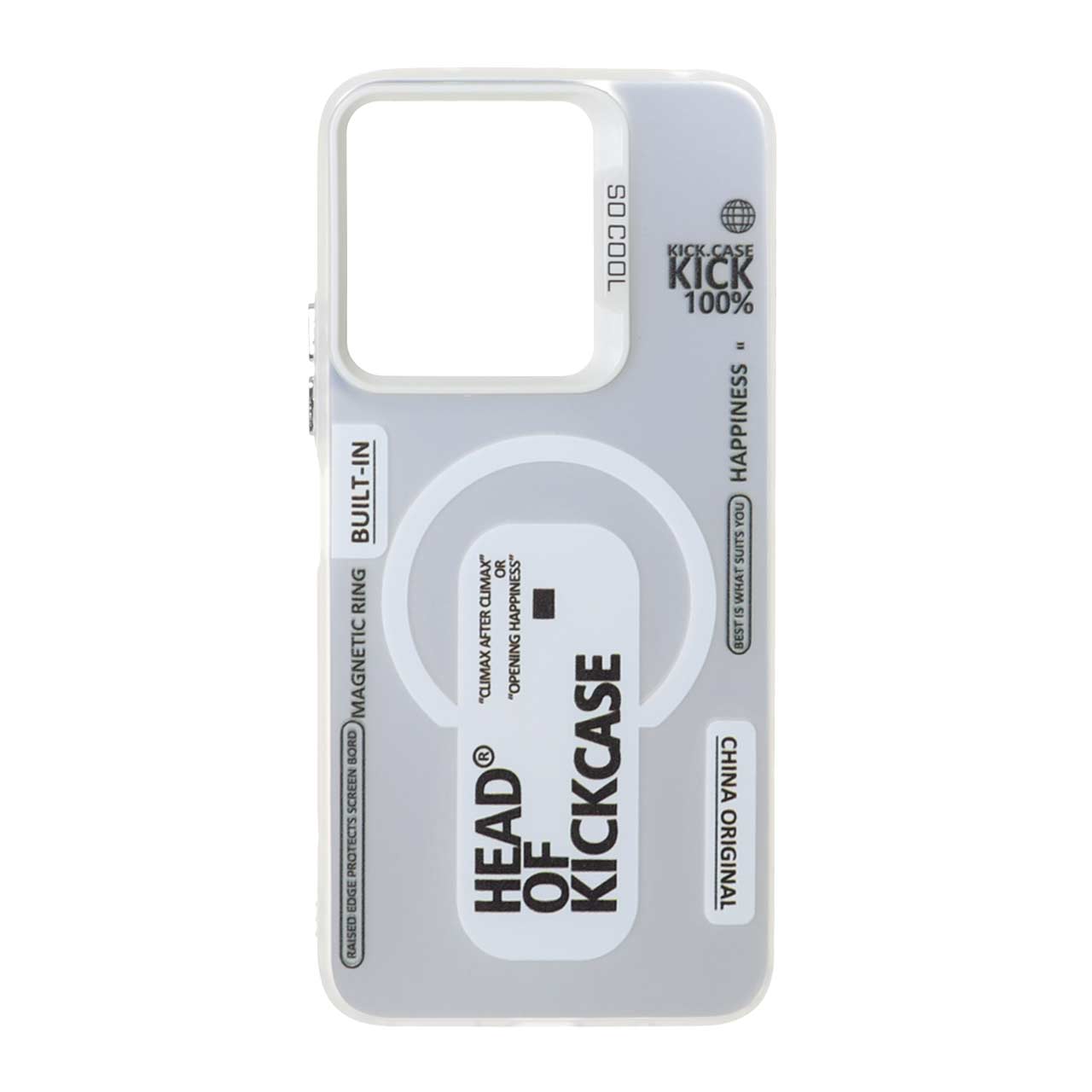 قاب So Cool طرح مگ سیف Kick Case مناسب برای شیائومی ردمی 13X / ردمی 13 4G / پوکو M6 4G