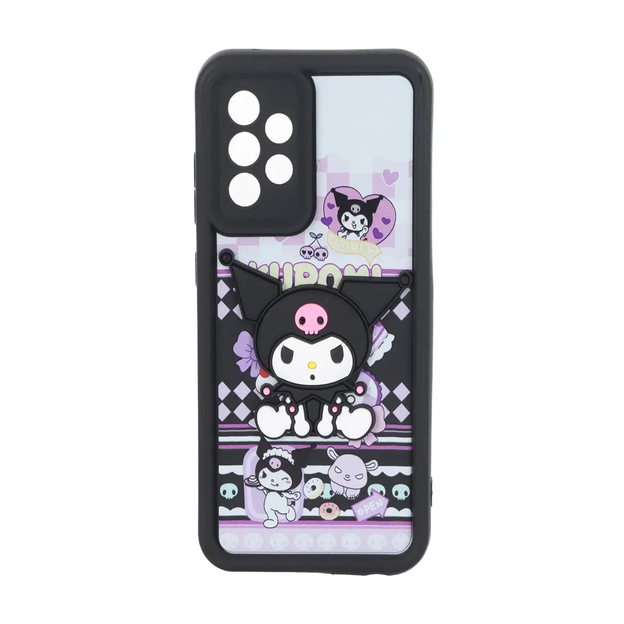 قاب Solid Case عروسکی برجسته Samsung Galaxy A52 / A52s - کد 262
