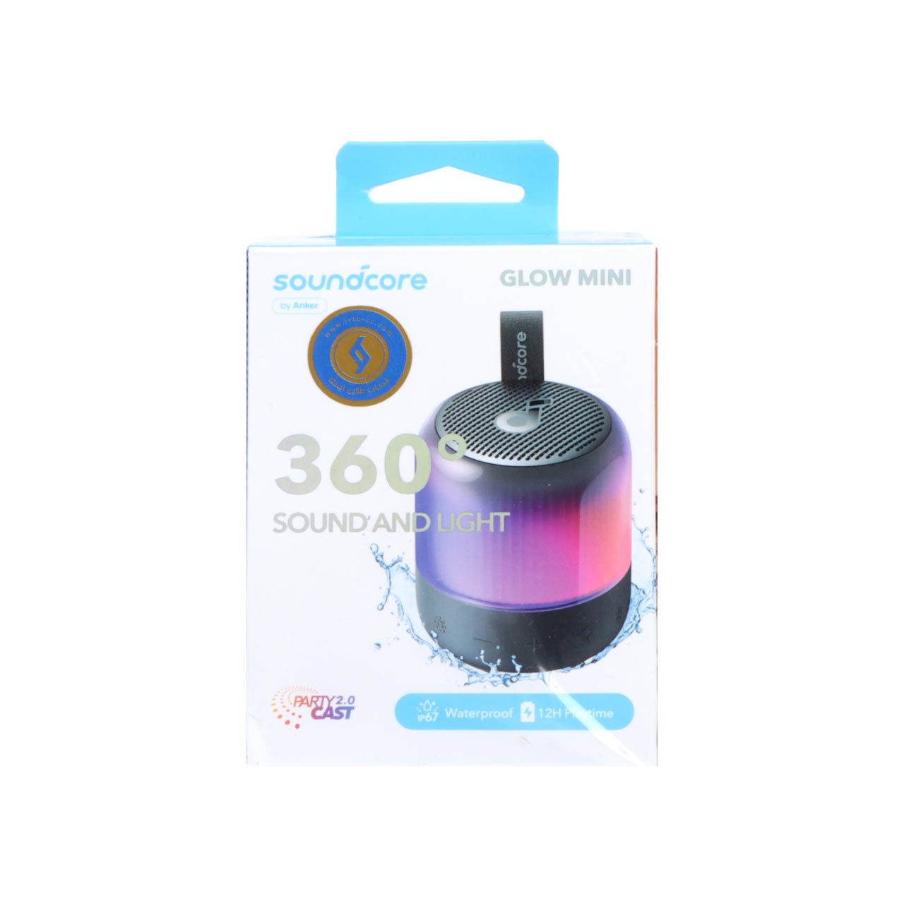 اسپیکر بی سیم ANKER مدل GLOW Mini A3136011 - مشکی