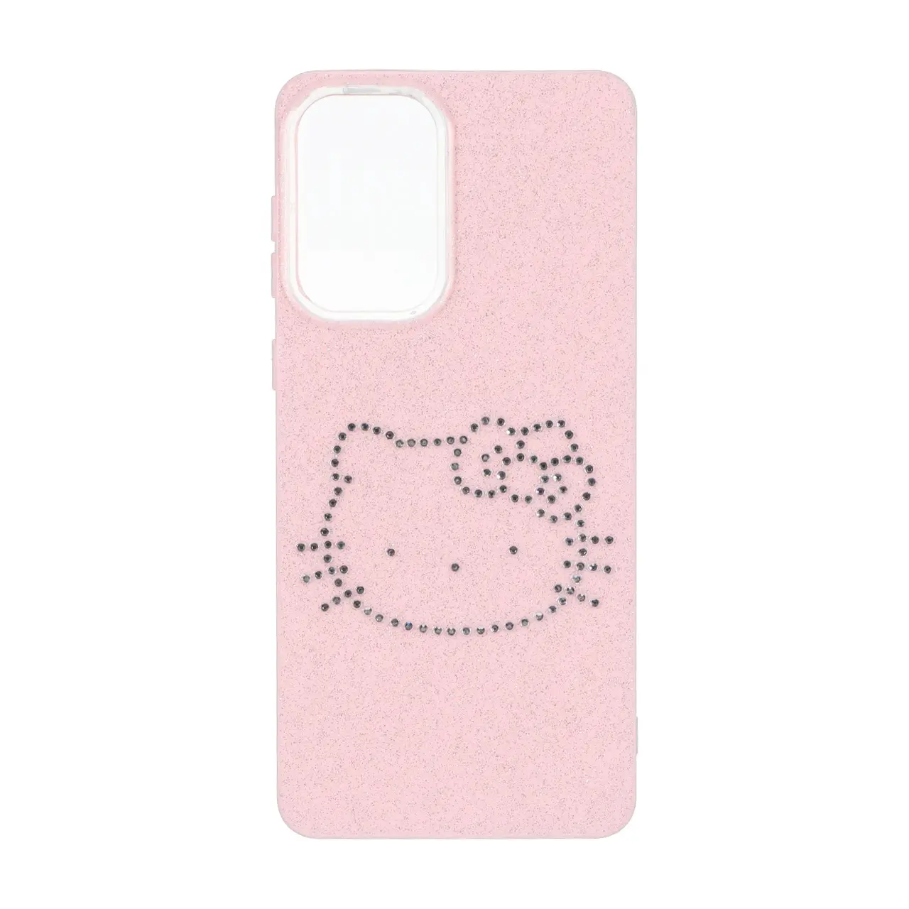 قاب اکلیلی Kitty نگین دار Samsung Galaxy A73 - صورتی