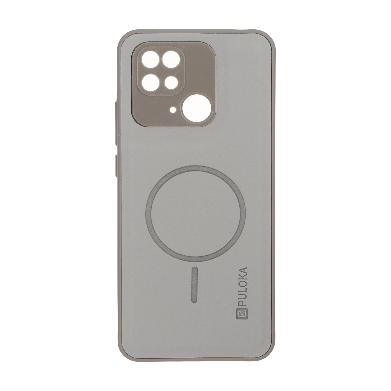 قاب Puloka جیر طرح مگ سیف Slim محافظ لنزدار Xiaomi Redmi 10C / Redmi 10 Power / Poco C40 - طوسی