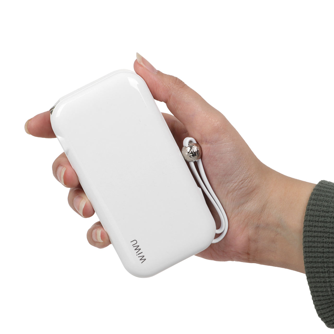 پاوربانک 22.5 وات (PD و فست شارژ) Wiwu 10000mAh مدل JC-23 - سفید