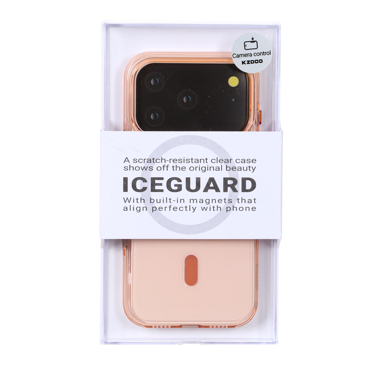 قاب مگ سیف KDoo ICEGUARD اصلی برای آیفون ۱۷ پرو - نارنجی (پک دار)