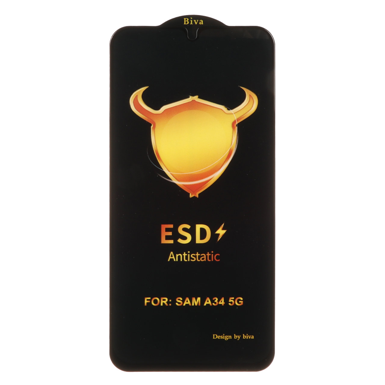 محافظ صفحه نمایش شیشه‌ای Full Cover ESD ضد الکتریسیته ساکن بیوا مناسب برای سامسونگ گلکسی A34