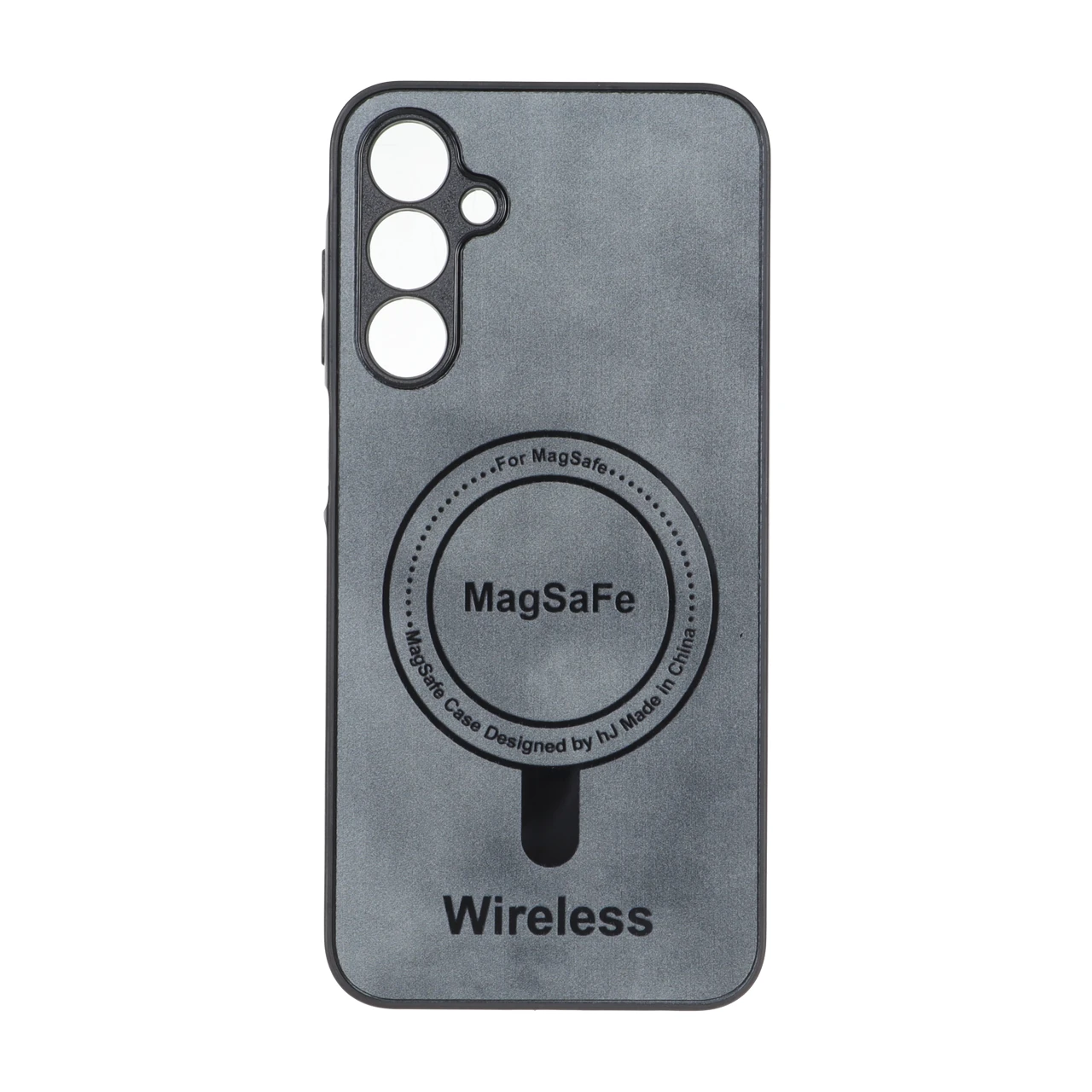 قاب Wireless طرح مگ سیف محافظ لنز برجسته خاکستری مناسب برای سامسونگ گلکسی A25 5G