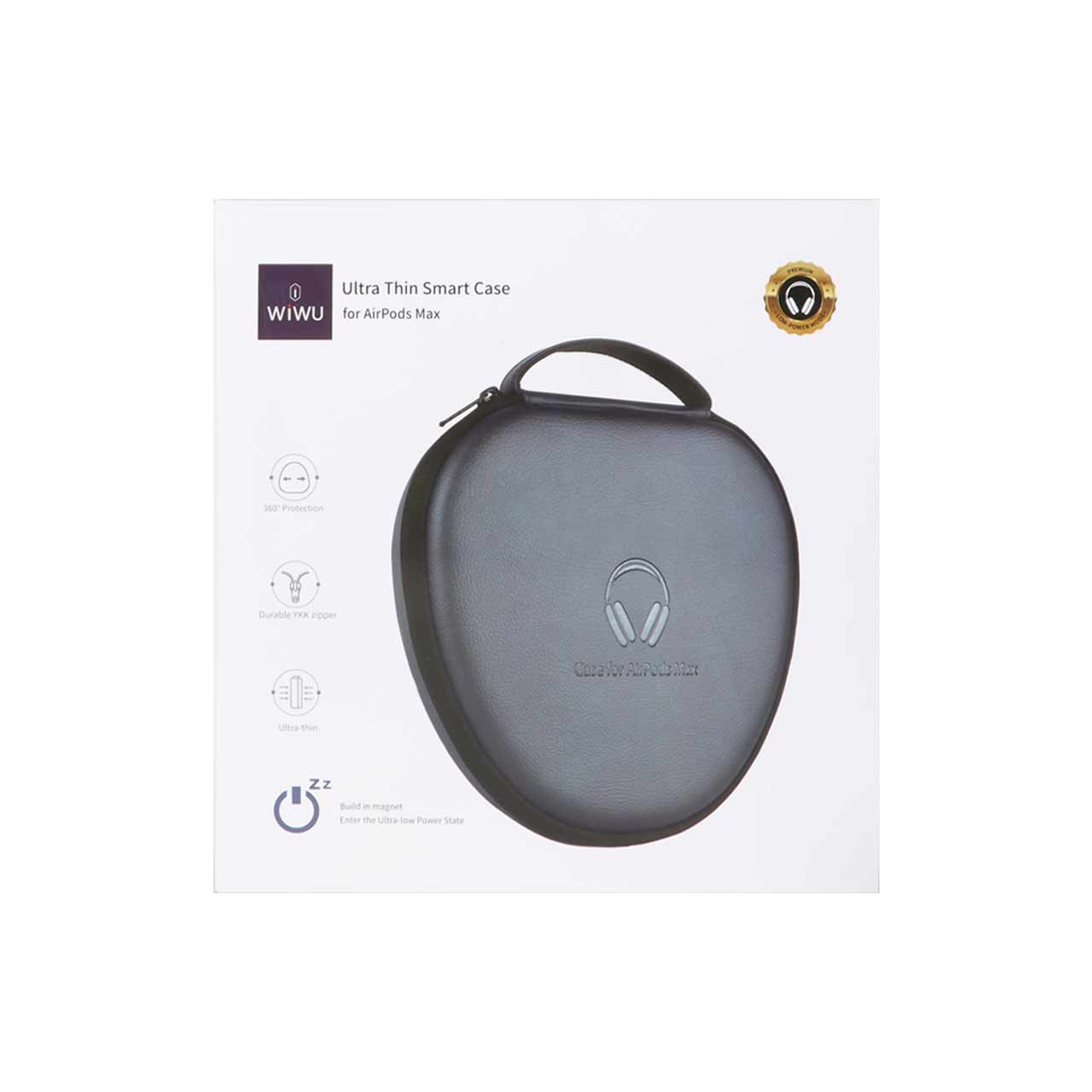 کیف لوازم جانبی Wiwu مدل Mart Case for Airpods Max - آبی تیره