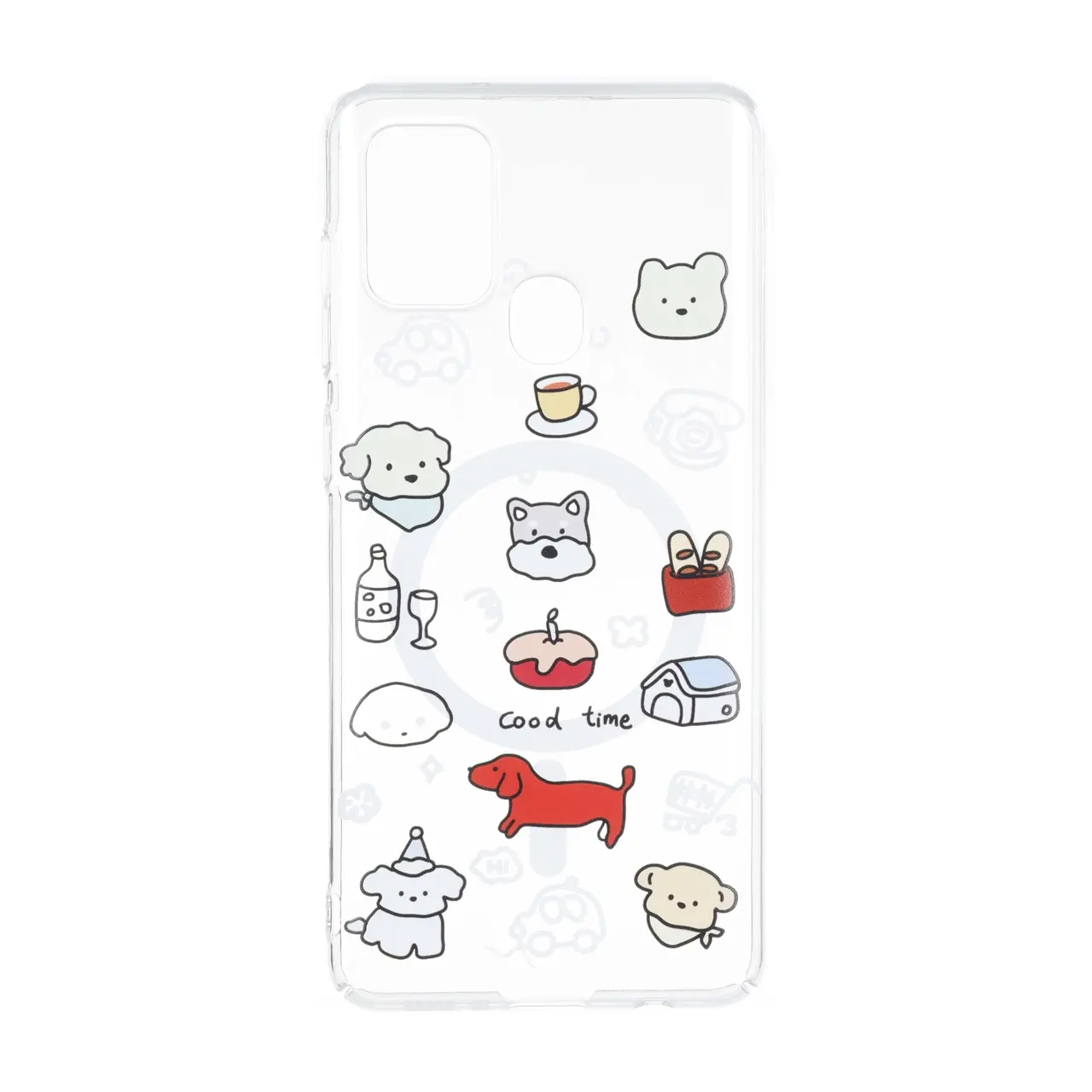 قاب Cute کریستالی طرح مگ سیف Samsung Galaxy A21s - کد 212