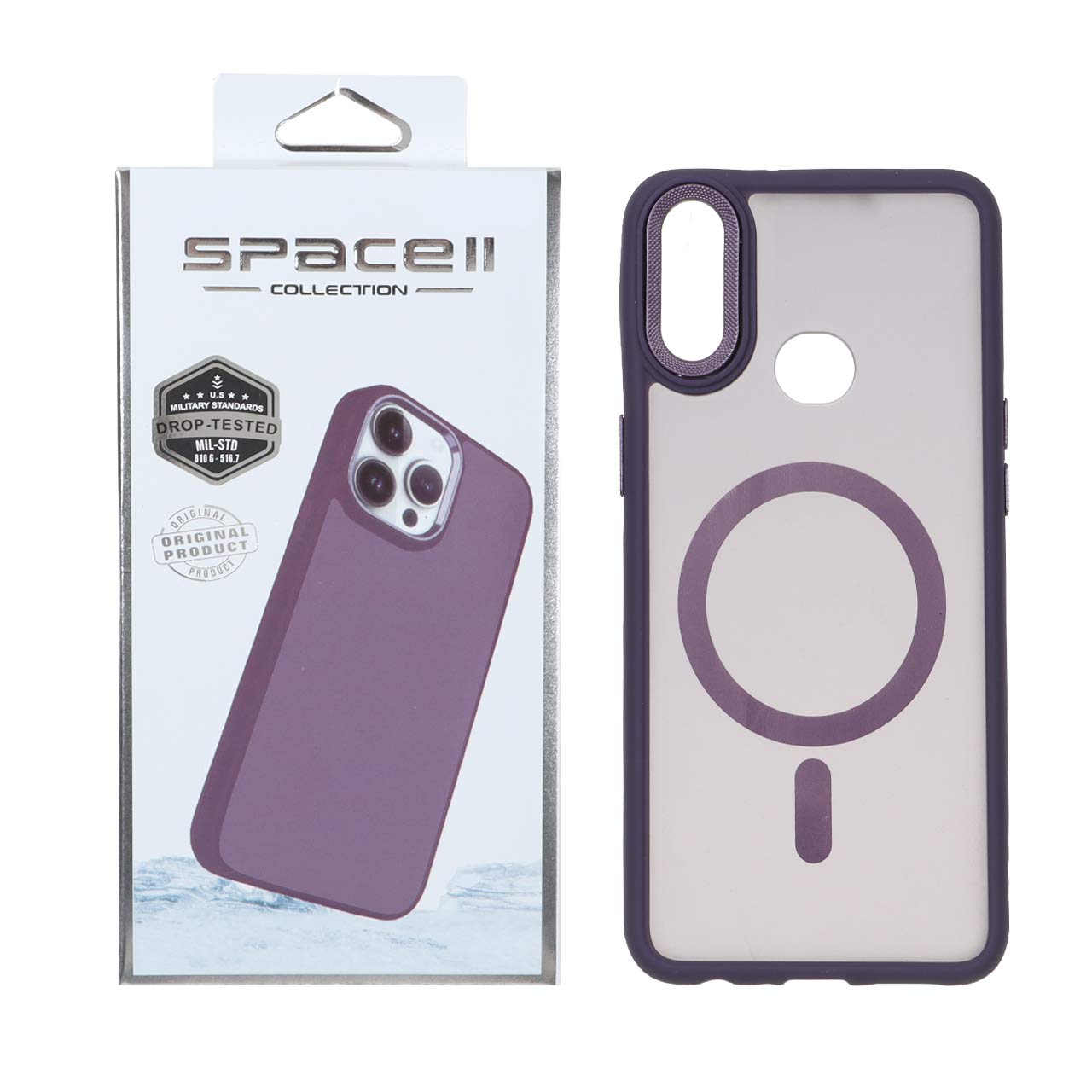 قاب Space مات لنز کربن طرح مگ سیف مناسب برای سامسونگ گلکسی A10s