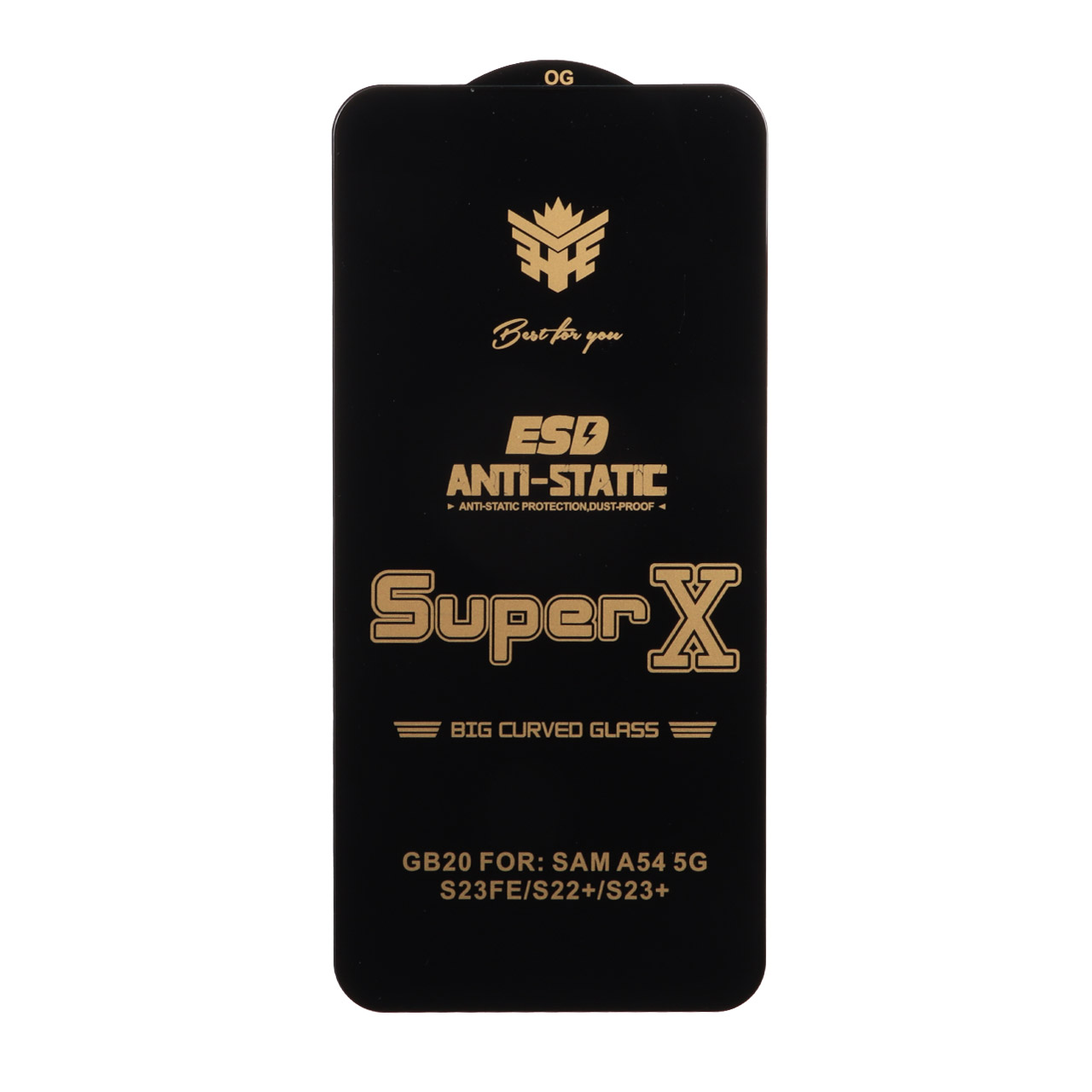 محافظ صفحه نمایش آنتی استاتیک فول کاور Super X مناسب برای سامسونگ گلکسی S23 FE و A54 و آنر 400