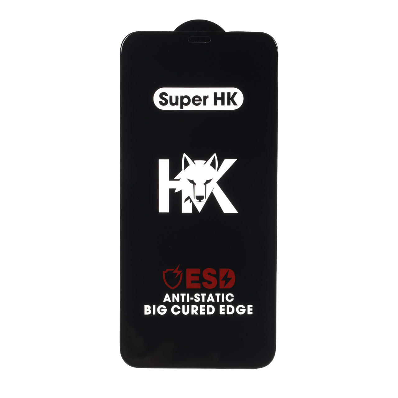 محافظ صفحه نمایش شیشه ای فول کاور Super HK مدل ESD Anti Static مناسب برای آیفون 11 و آیفون XR