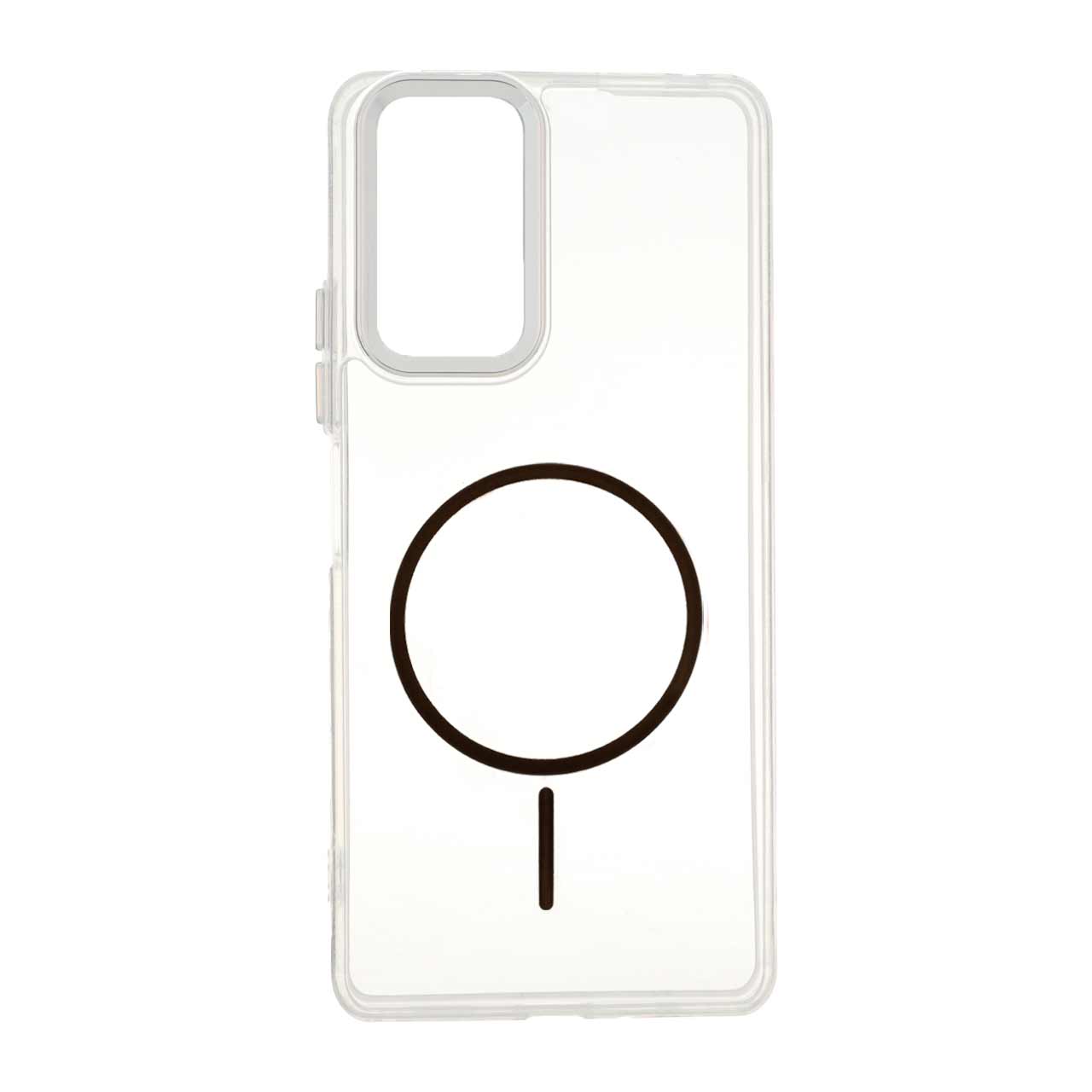 قاب ژله ای شفاف لنز کروم طرح مگ سیف مشکی مناسب برای شیائومی ردمی نوت 10 پرو 4G و ردمی نوت 10 پرو مکس