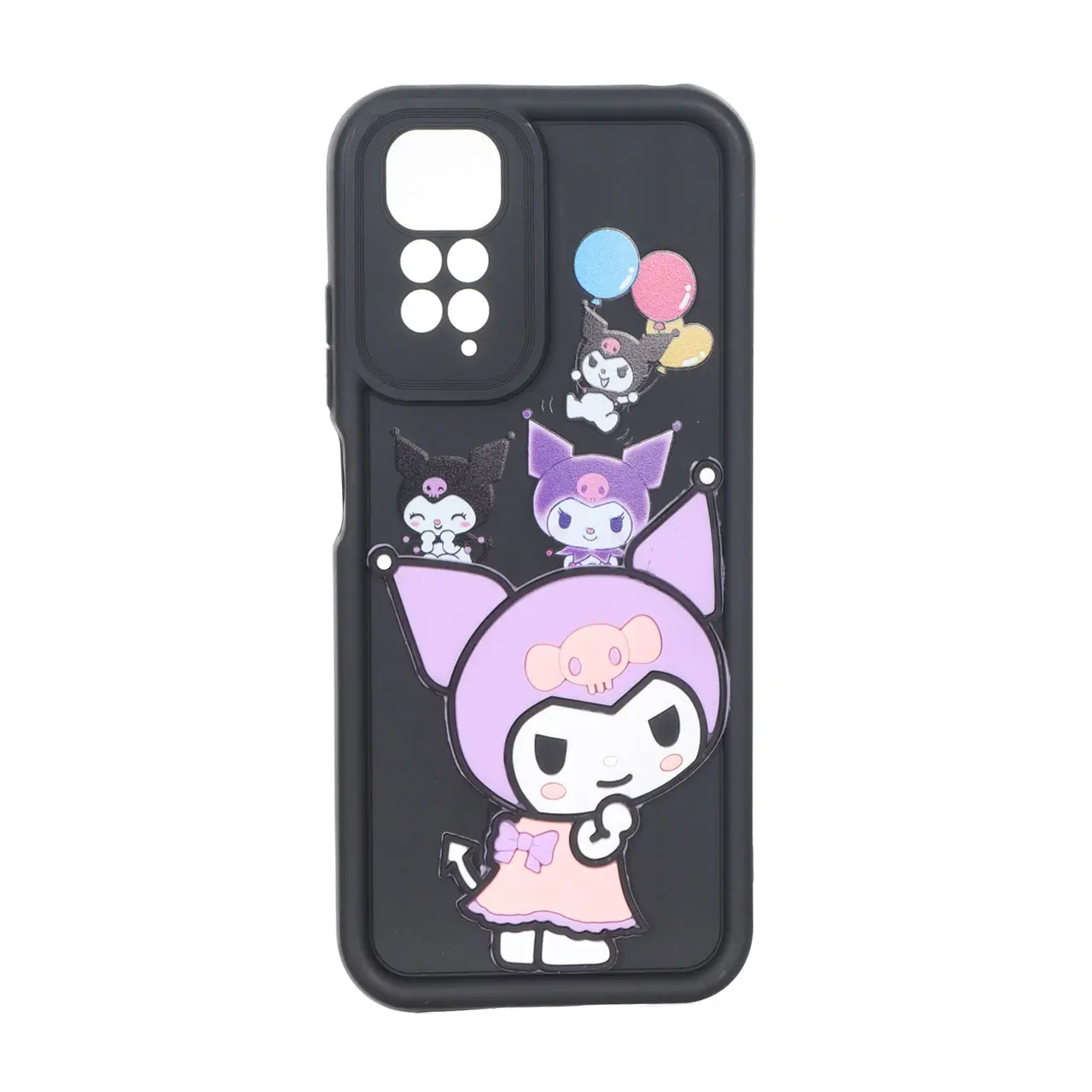 قاب Solid Case طرح عروسکی برجسته محافظ لنزدار مناسب برای Xiaomi Redmi Note 11 4G / Redmi Note 11S