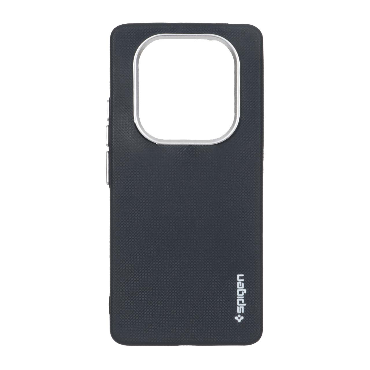 قاب Spigen سوزنی با محافظ لنز سیلور سرمه ای مناسب برای شیائومی ردمی نوت 14 پرو 4G