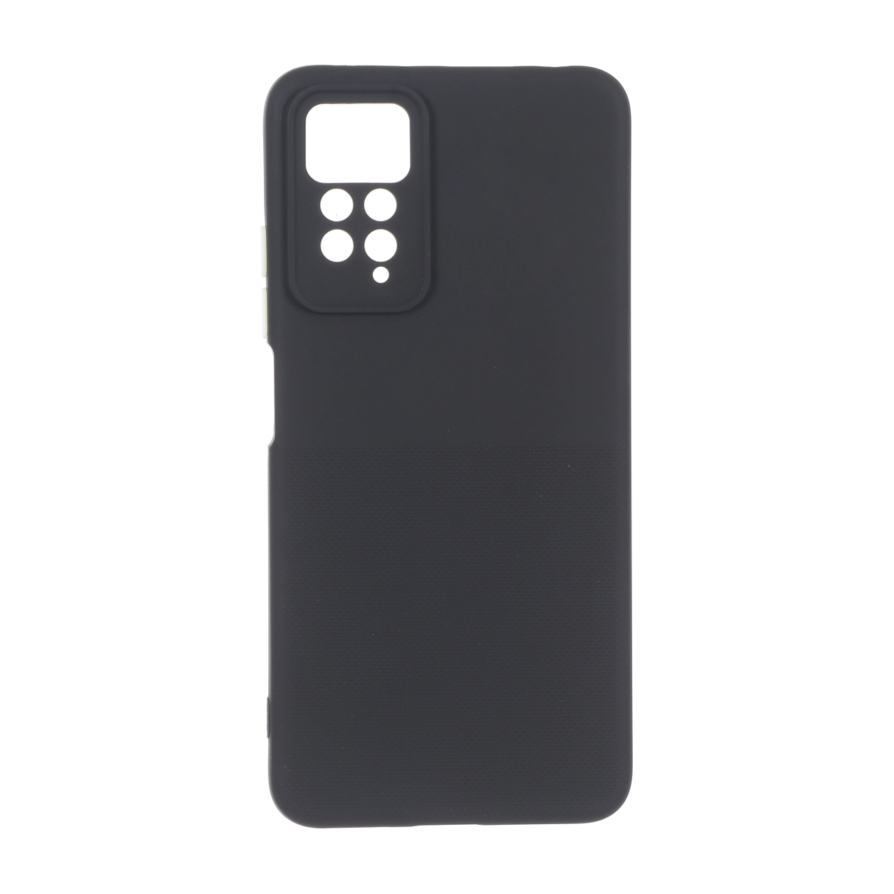 قاب سوزنی دکمه رنگی محافظ لنزدار Xiaomi Redmi Note 12 Pro 4G / Redmi Note 11 Pro - مشکی