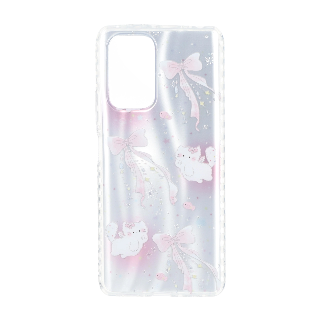 قاب مات ستاره ای دور ژله ای شفاف Xiaomi Redmi Note 10 Pro 4G / Redmi Note 10 Pro Max - طرح 384