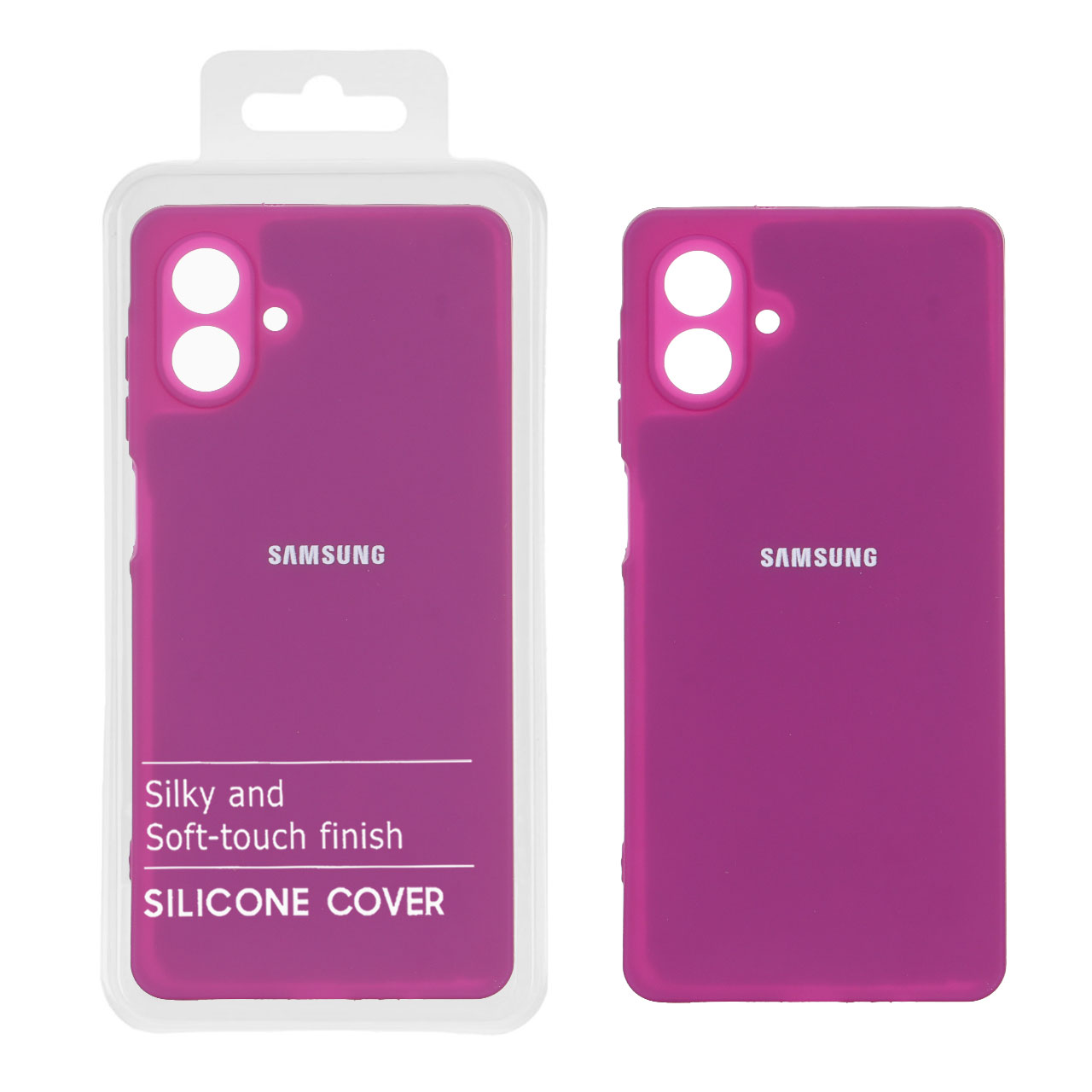 قاب سیلیکونی HighCopy مدل Samsung Galaxy A07 - ارغوانی (پک دار) - PL