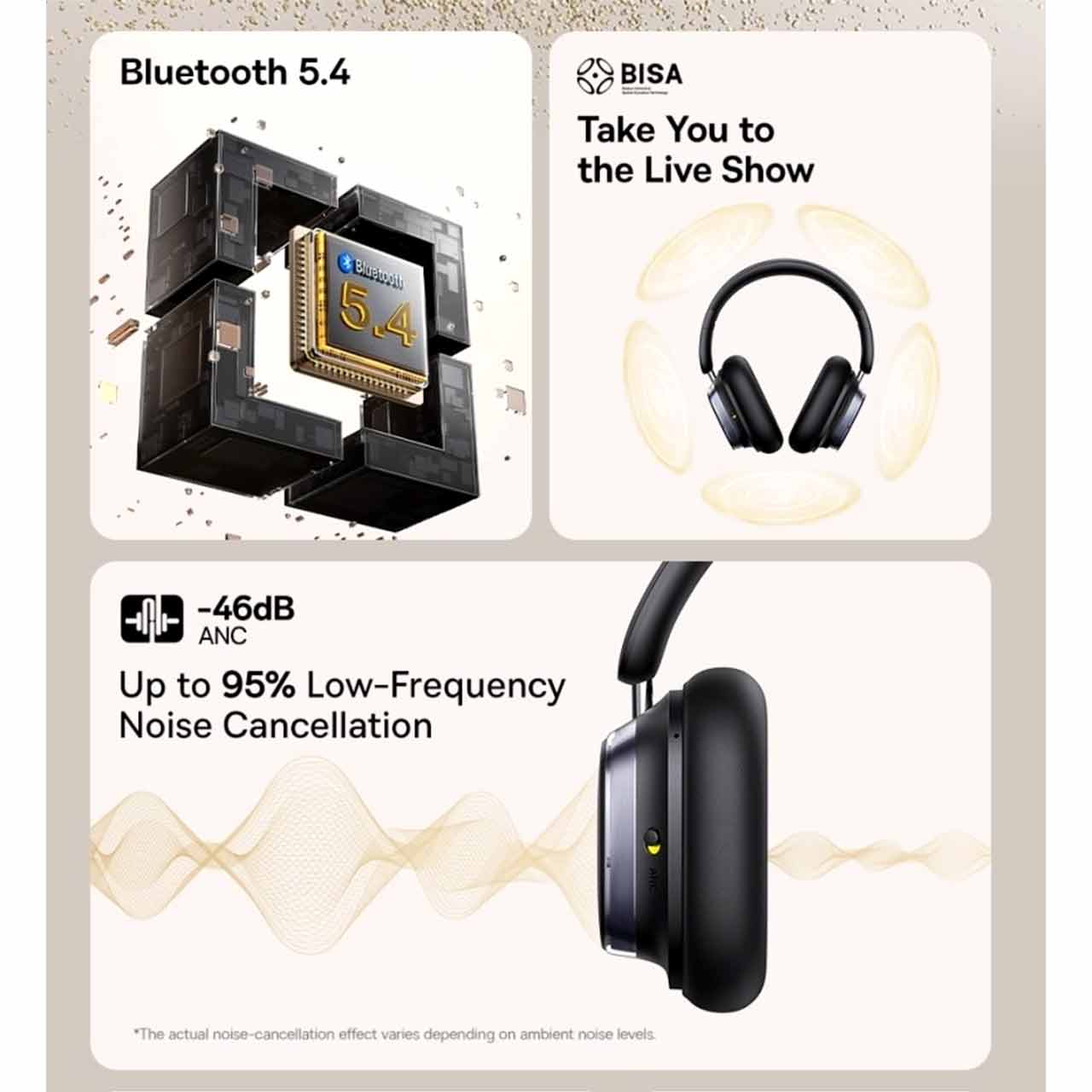 هدفون بی سیم Baseus مدل Bowie H1S - مشکی