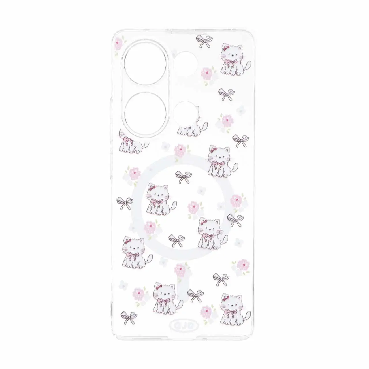 قاب Cute کریستالی طرح مگ سیف محافظ لنزدار مناسب برای شیائومی Redmi Note 14S / Note 13 Pro 4G / Poco M6 Pro 4G