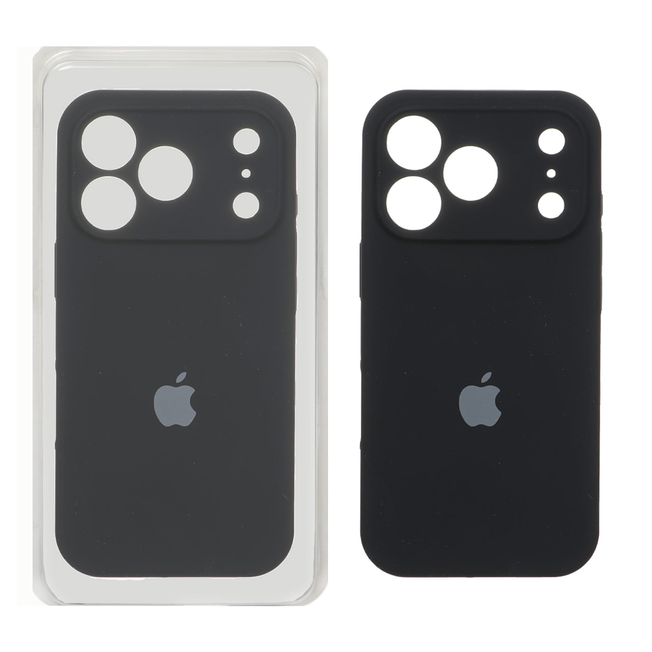 قاب سیلیکونی محافظ لنزدار اورجینال Apple iPhone 17 Pro - مشکی (پک اصلی)