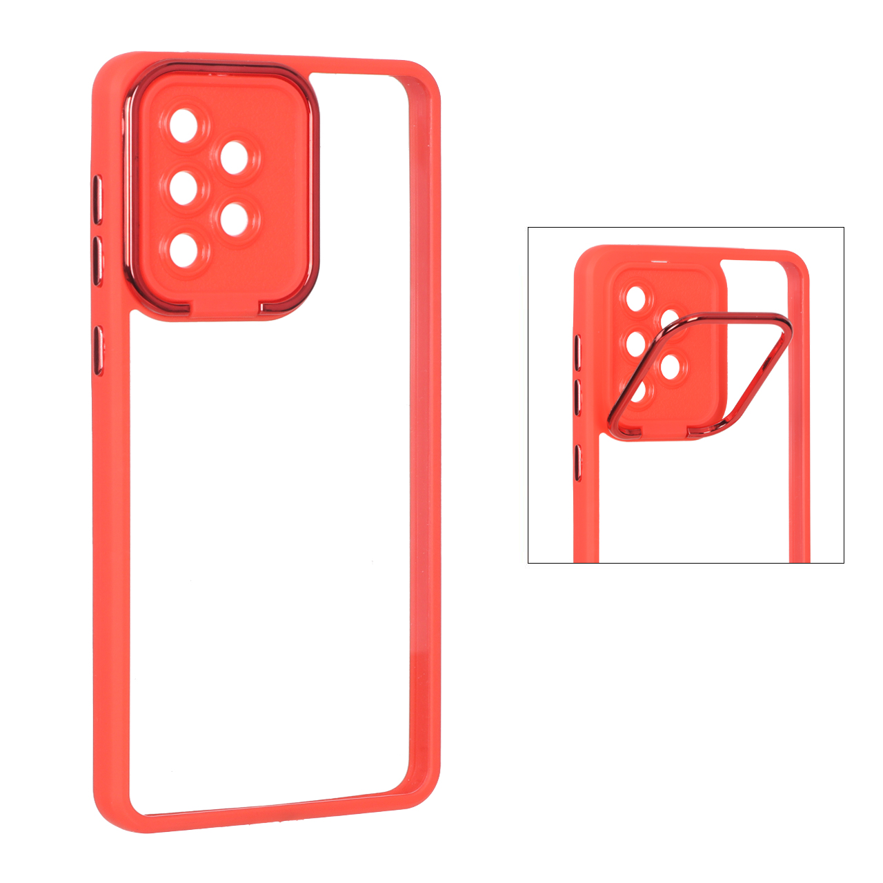قاب شفاف New skin استند دار مناسب برای سامسونگ گلکسی A73
