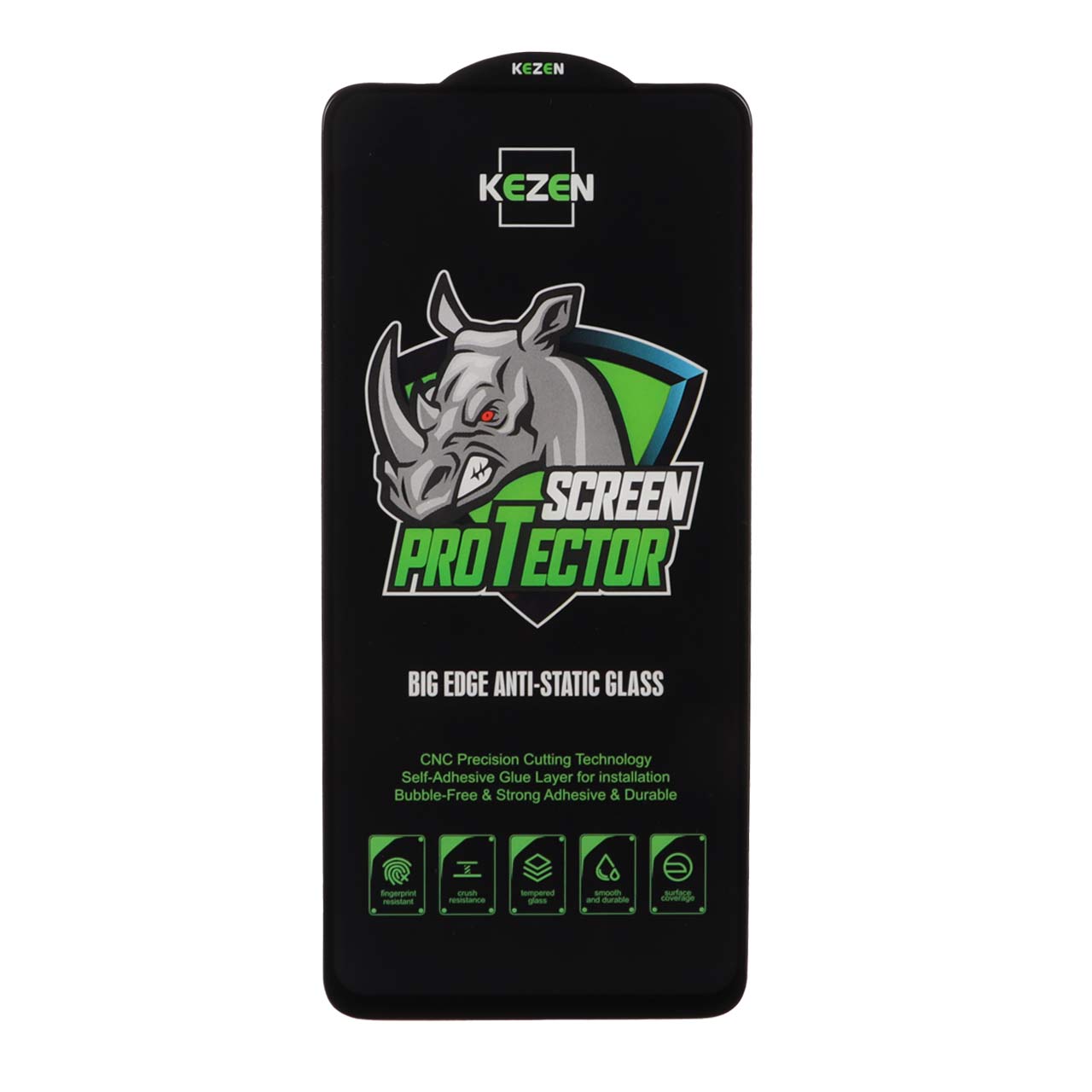 محافظ صفحه نمایش شیشه‌ای Full Cover Kezen Anti Static مناسب برای شیائومی Redmi Note 12S / Note 11 / Note 10 / Poco M5S