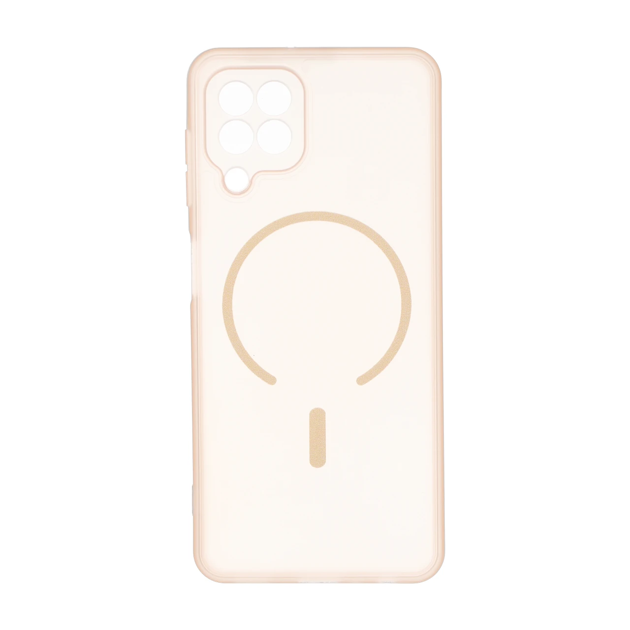 قاب ژله ای مات طرح مگ سیف Power محافظ لنزدار Samsung Galaxy A22 4G / M22 / M32 4G / F22 - نسکافه ای