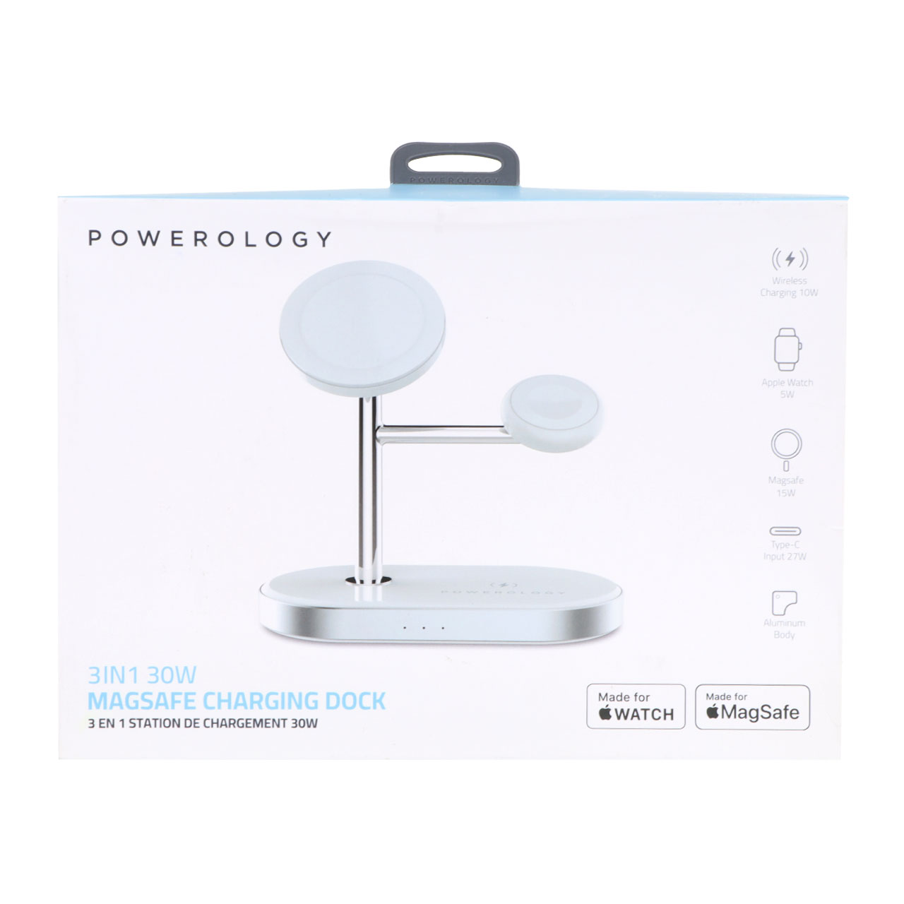 شارژر وایرلس سه کاره Powerology مدل P31MFCHWH