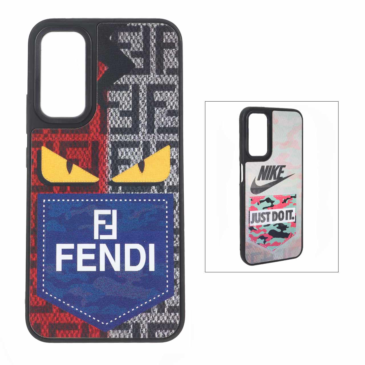 قاب طرح هیولای Fendi هولوگرافیک مناسب برای سامسونگ گلکسی A34