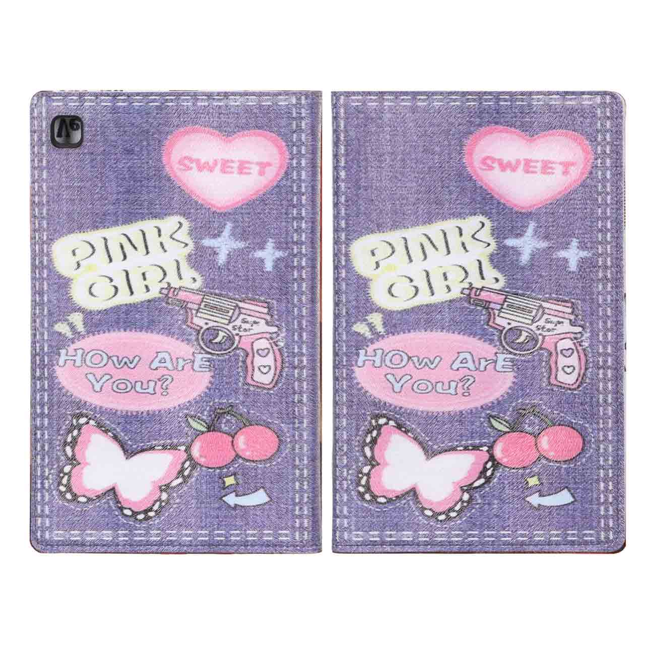 کیف تبلت طرح فانتزی جین Pink Girl مناسب برای سامسونگ گلکسی تب A7 لایت / T220 / T225