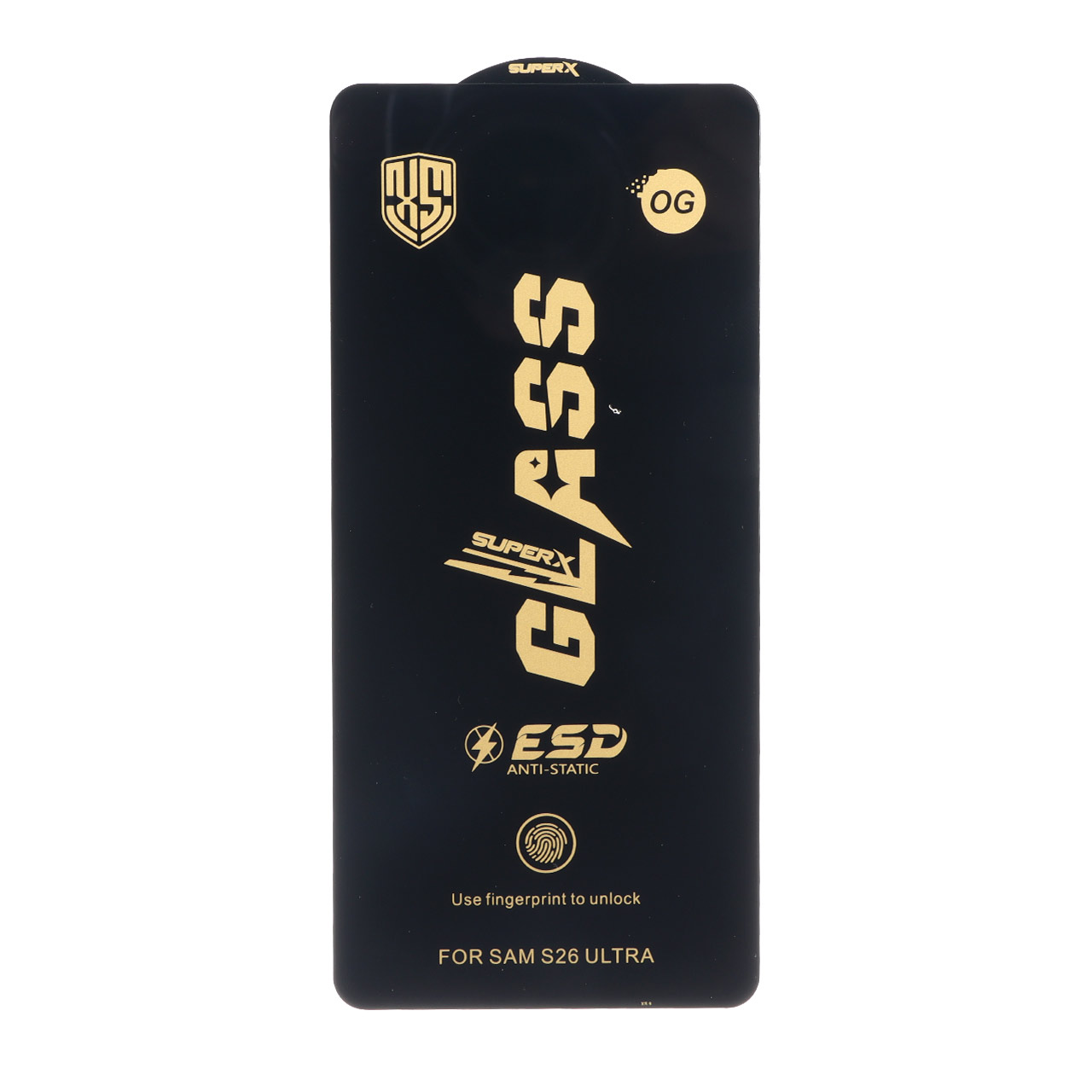 محافظ صفحه نمایش شیشه ای درجه یک Full Cover Super X OG - ESD OVOG مدل Samsung Galaxy S26 Ultra