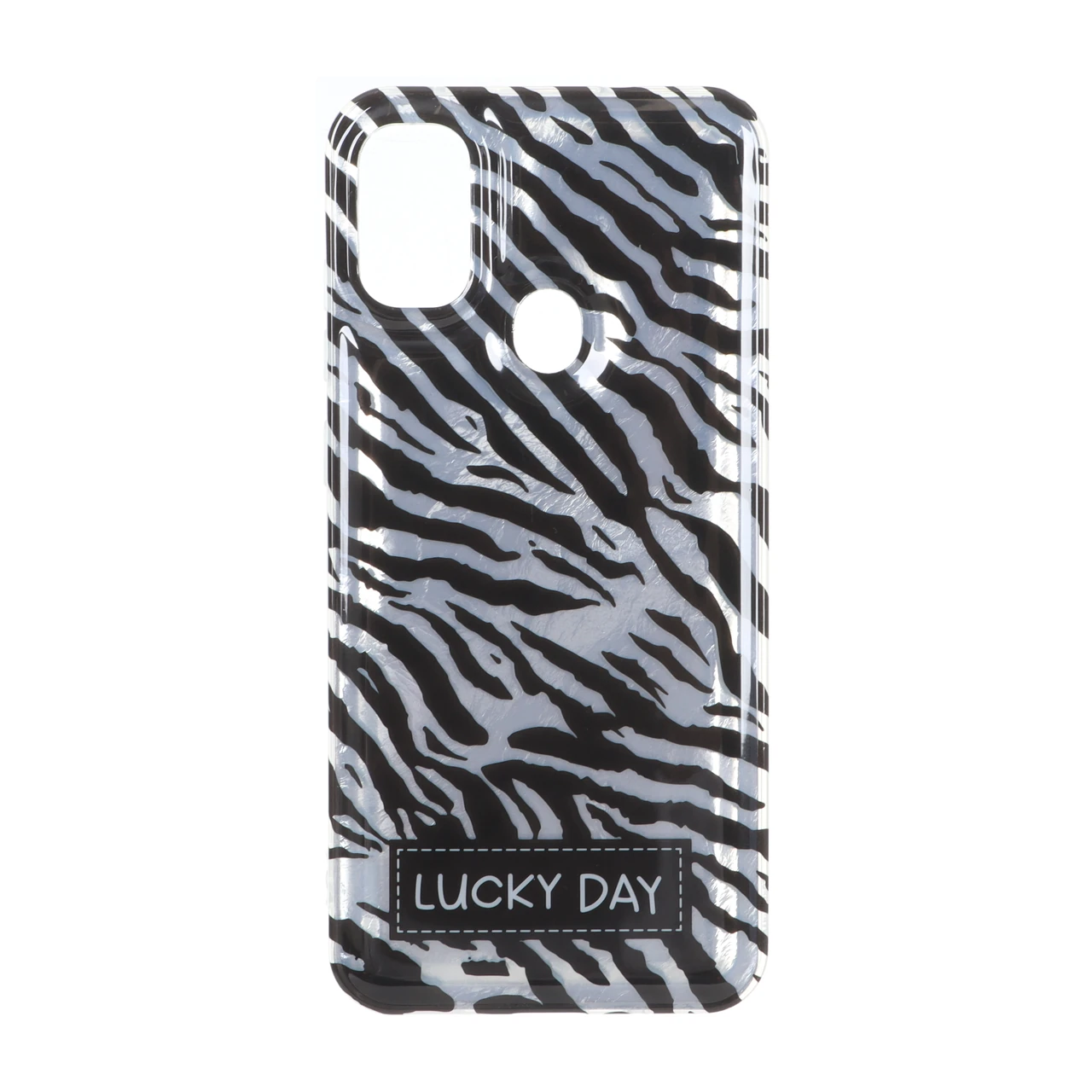 قاب طرح گورخری Lucky Day دور ژله ای مناسب برای سامسونگ گلکسی A11 و M11