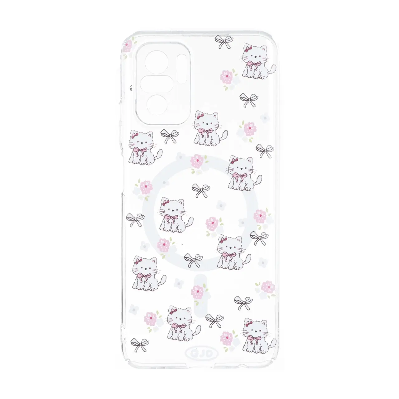 قاب Cute کریستالی طرح مگ سیف محافظ لنزدار Xiaomi Redmi Note 10 4G / Redmi Note 10S / Poco M5S - کد 113