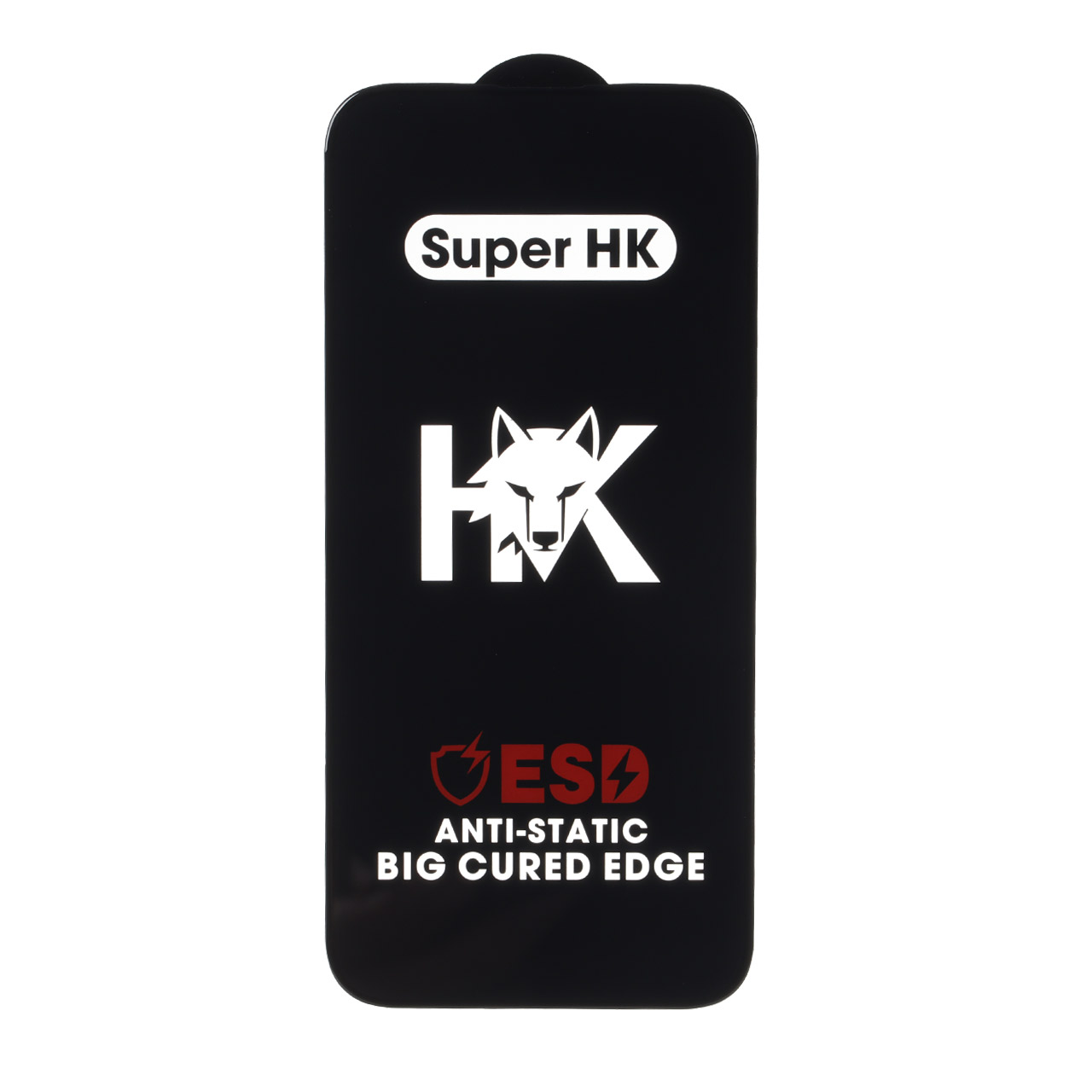 محافظ صفحه نمایش شیشه ای فول کاور ESD آنتی استاتیک Super HK مناسب برای آیفون 16 پرو مکس