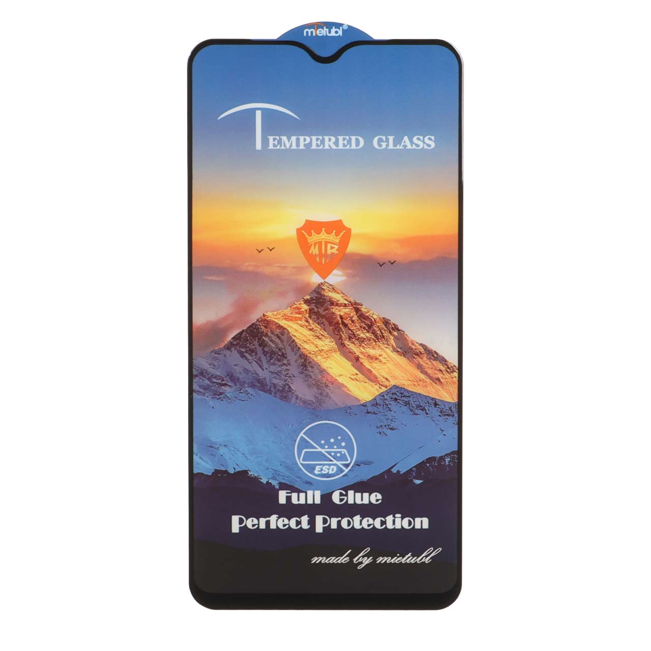 محافظ صفحه نمایش شیشه ای فول کاور ESD Mountain Mietubl مناسب برای سامسونگ گلکسی A10 / A10s / M10 / M20 / M01s