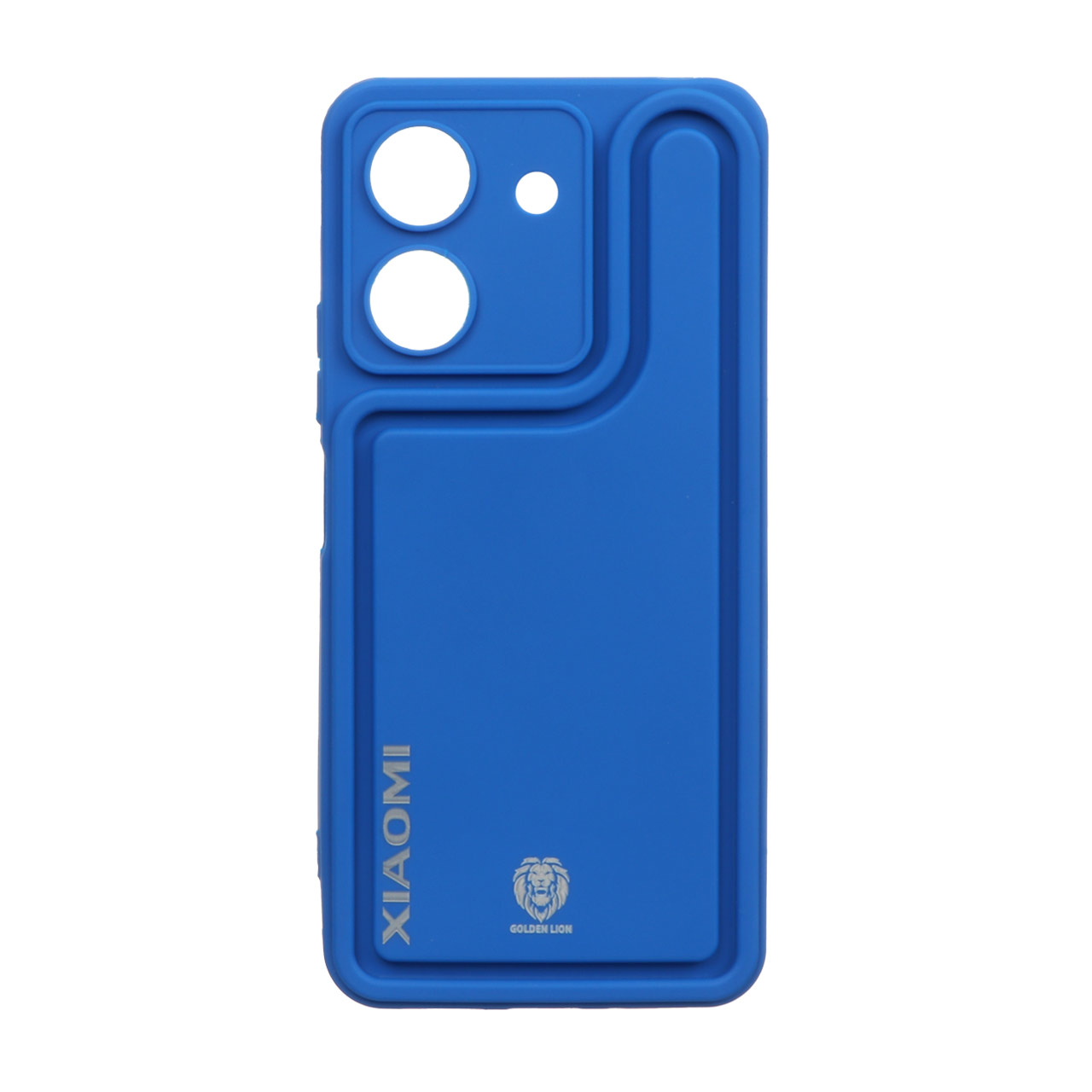قاب Solid Case منحنی آبی Golden Lion مناسب برای شیائومی ردمی 13C / پوکو C65
