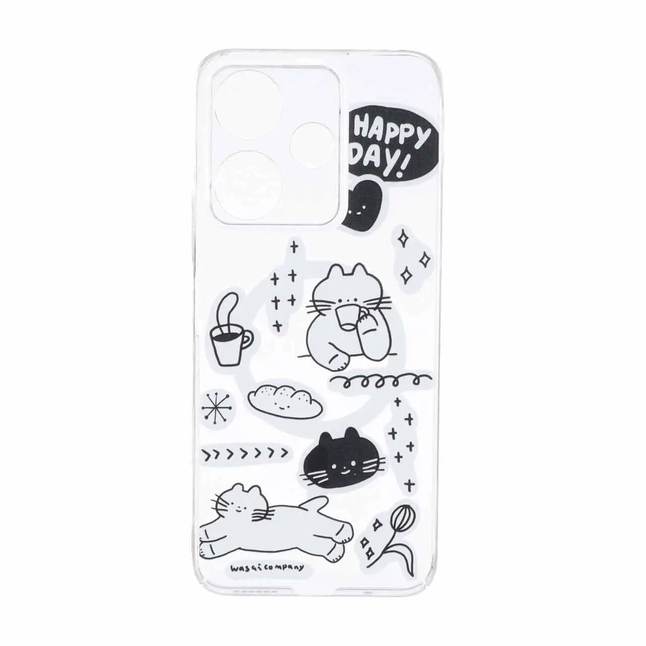 قاب Cute کریستالی طرح مگ سیف محافظ لنزدار Xiaomi Redmi 13X / Redmi 13 4G / Poco M6 4G - کد 7